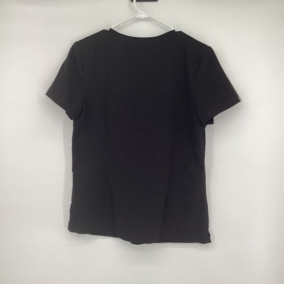 Ladies Casma FIGS Scrub Top- XS Black - Picture 4 of 7